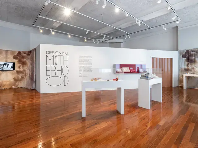 Designing Motherhood: Things That Make and Break Our Births, 2021, installation view, The Mütter Museum of The College of Physicians of Philadelphia, Philadelphia, PA. Photo by Constance Mensh, image courtesy of the Mütter Museum.