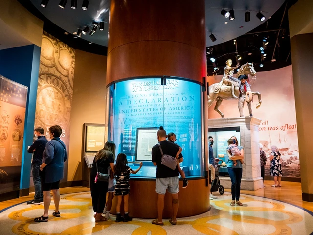 Museum of the American Revolution's Declaration of Independence gallery. Image courtesy of the museum.