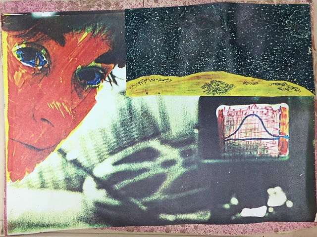 Susan Kleckner, SPK Self Portrait, 1976-77, mixed media.&nbsp;