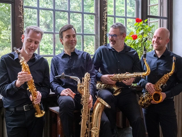 PRISM Quartet. Photo by Office of Development.&nbsp;