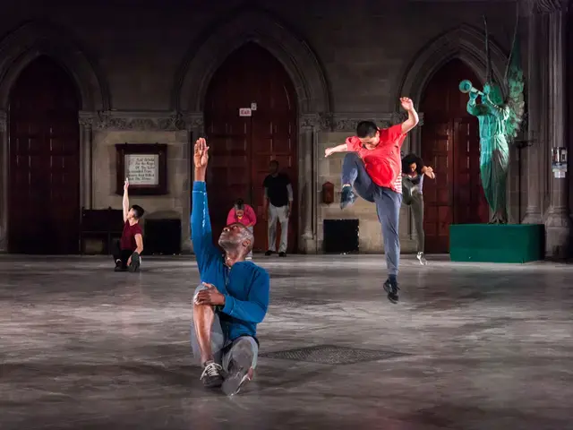 Reggie Wilson, …they stood shaking while others began to shout, performed by Fist and Heel Performance Group as part of Grounds that Shout! (and others merely shaking), Church of the Advocate. Photo by Daniel Kontz Design.