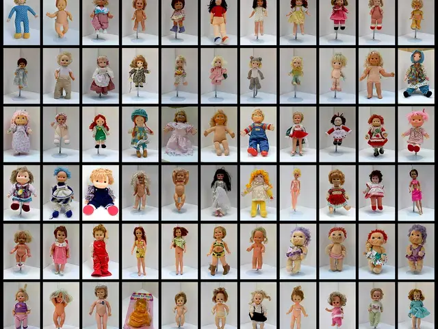 Composite image of dolls by artist Trenton Doyle Hancock. Photo courtesy of Temple Contemporary.
