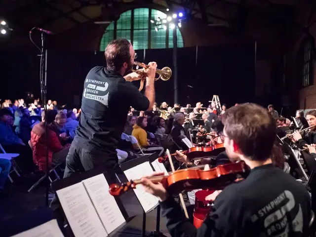 David Lang, Symphony for a Broken Orchestra, 2017, presented by Temple Contemporary. Photo by Betsy Manning.