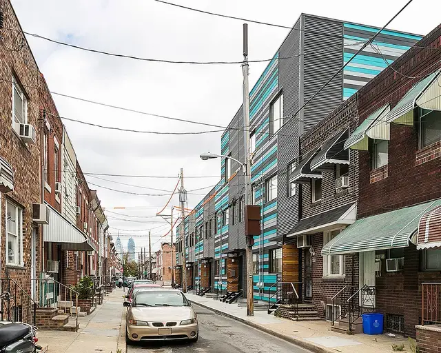 Philadelphia&rsquo;s New Bold neighborhood. Photo by Sam Oberter, courtesy of Interface Studio Architects.