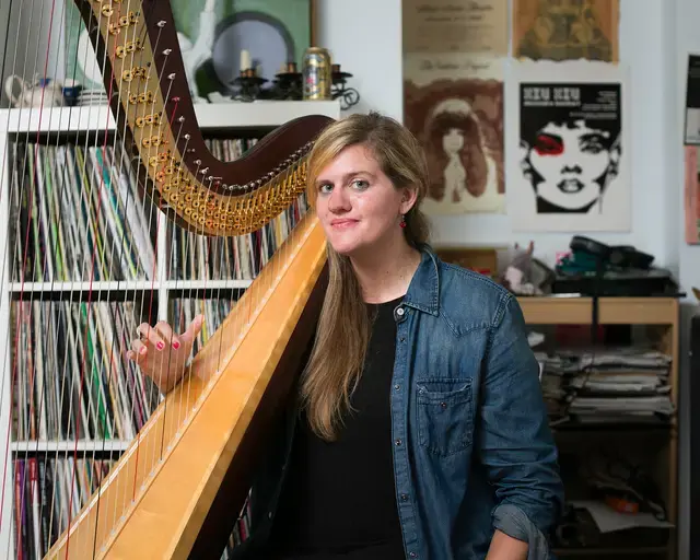 Mary Lattimore, 2014 Pew Fellow. Photo by Ryan Collerd.