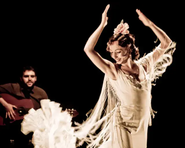 Rosario Toledo at the First Philadelphia Flamenco Festival. Photo by Josh Pelta-Heller.