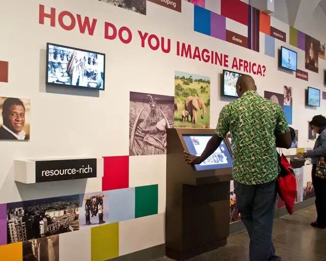 Photo of Imagine Africa @ Penn Museum&nbsp;by Maanvi Singh, courtesy of the Penn Gazette blog.