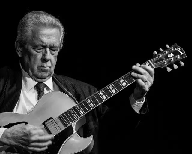 Guitarist Sonny Troy in performance at the 2015 Jazz Bridge Neighborhood Concert Series. Photo by Anthony Dean.