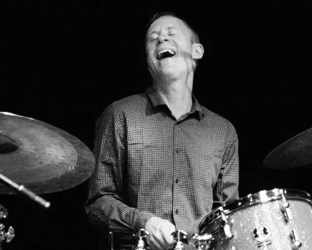 Bill Stewart, in performance with the Bill Stewart Quartet at Painted Bride Art Center for OutBeat: America&#39;s First Queer Jazz Festival. Photo by Sammy Munsch.