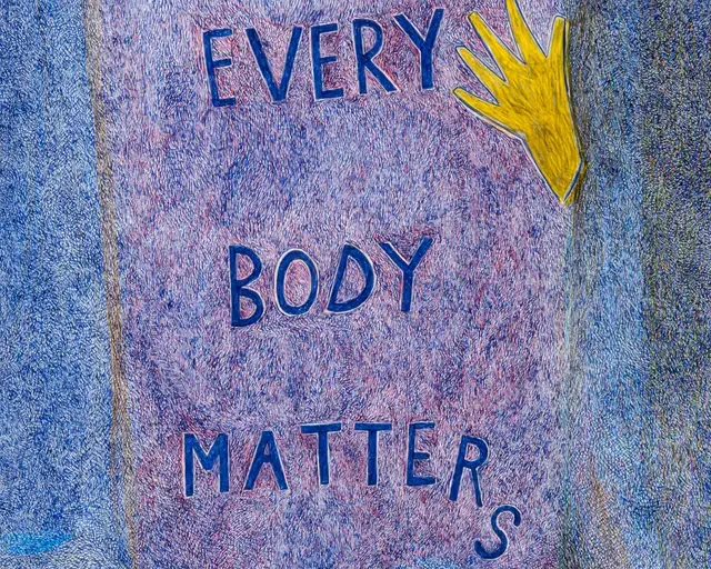 Detail from Anthony Campuzano&#39;s Every Body Matters #1, 2012. Photo courtesy of the artist.