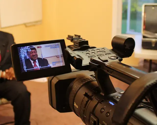Interview with Freehaven Masjid in Lawnside, NJ. Photo by Diana Soukhaphonh, courtesy of Scribe Video Center.