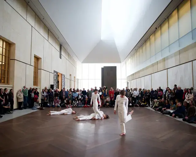 Trisha Brown Dance Company, Early Works&nbsp;(1968-75), The Barnes Foundation. Photo by Ted Alcorn.
