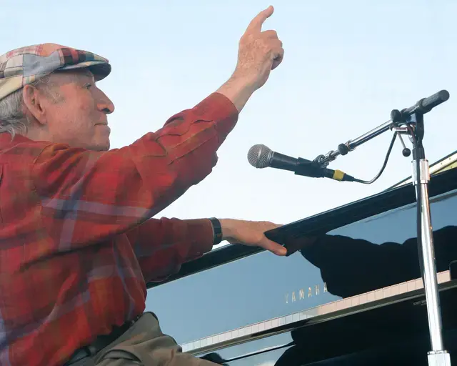 George Wein at the 2010 Newport Jazz Festival. Photo by Ayano Hisa.