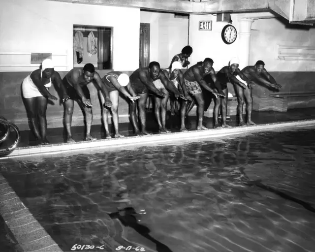 Archival image at the Kelly Pool, the Fairmount Water Works, 1962. Photo courtesy of the Fairmount Water Works and Philadelphia Water Department Collection.