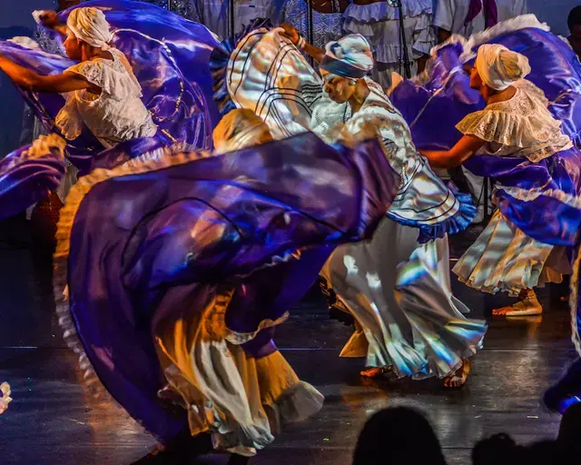 Kulu Mele, Yemaya. Pictured: dance captain Ama Schley, photo by Jaci Downs.