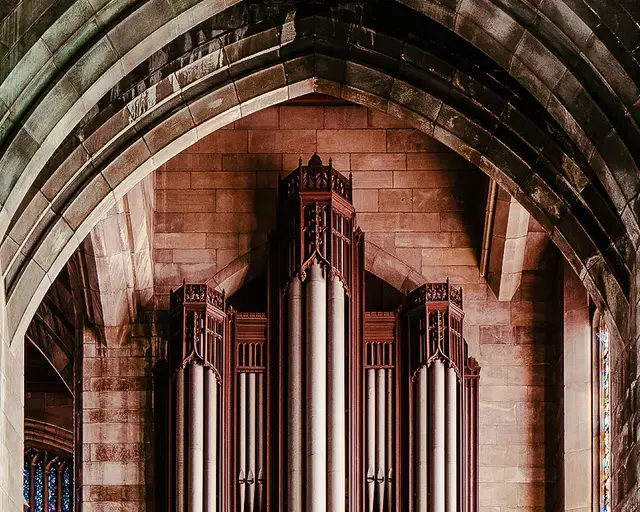 Organ at Holy Apostles. Photo courtesy of Partners for Sacred Places.