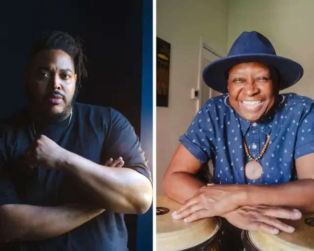 Portraits of Darius Clark Monroe and Karen Smith