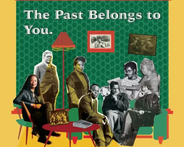 Tafari Robertson, collage created for Black Historians Department: The Past Belongs to You, 2024. Image courtesy of The Library Company.