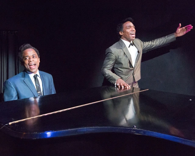 Dulé Hill and Daniel Watts in Lights Out: Nat “King” Cole, presented by People’s Light. Photo by Mark Garvin.