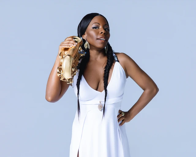 Tia Fuller, saxophonist, composer, and educator. Photo by Jerris Madison.