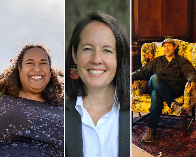 Maisha Elonai. Photo by Heide Mojica.; Scarlett McCahill. Photo by Kris Eden.; John Vettese. Photo by Lucy Briggs.