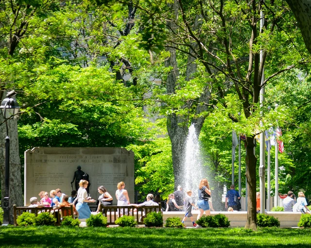 Washington Square. Photo by M. Kennedy, courtesy of Pennsylvania Horticultural Society.