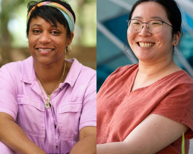 Abra Lee and Tracy Qiu. Photos courtesy of the Pennsylvania Horticultural Society.