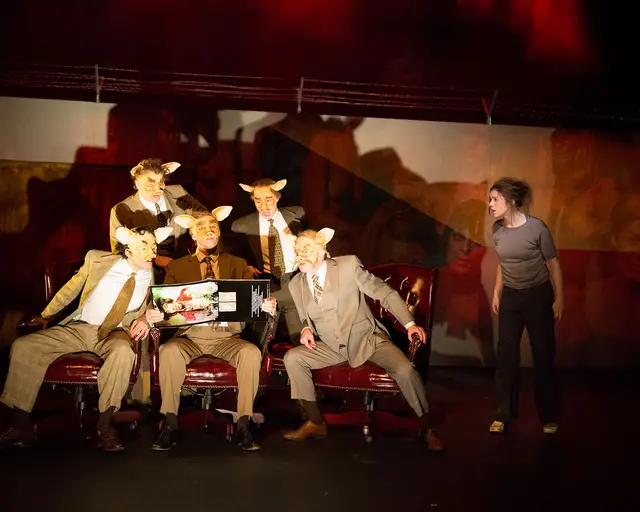 Adapt! at The Wilma Theater, written and directed by Blanka Zizka. Photo by Alexander Iziliaev.