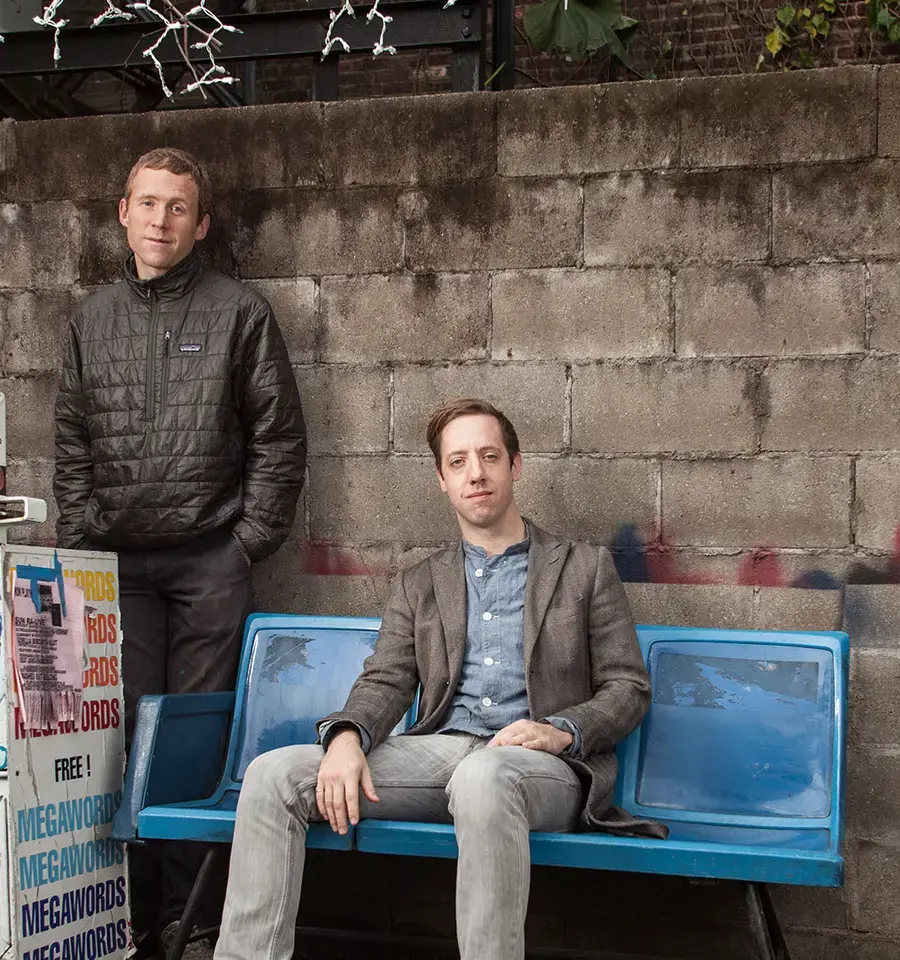 Dan Murphy and Anthony Smyrski, a.k.a. Megawords, 2012 Pew Fellows. Photo by Colin Lenton.