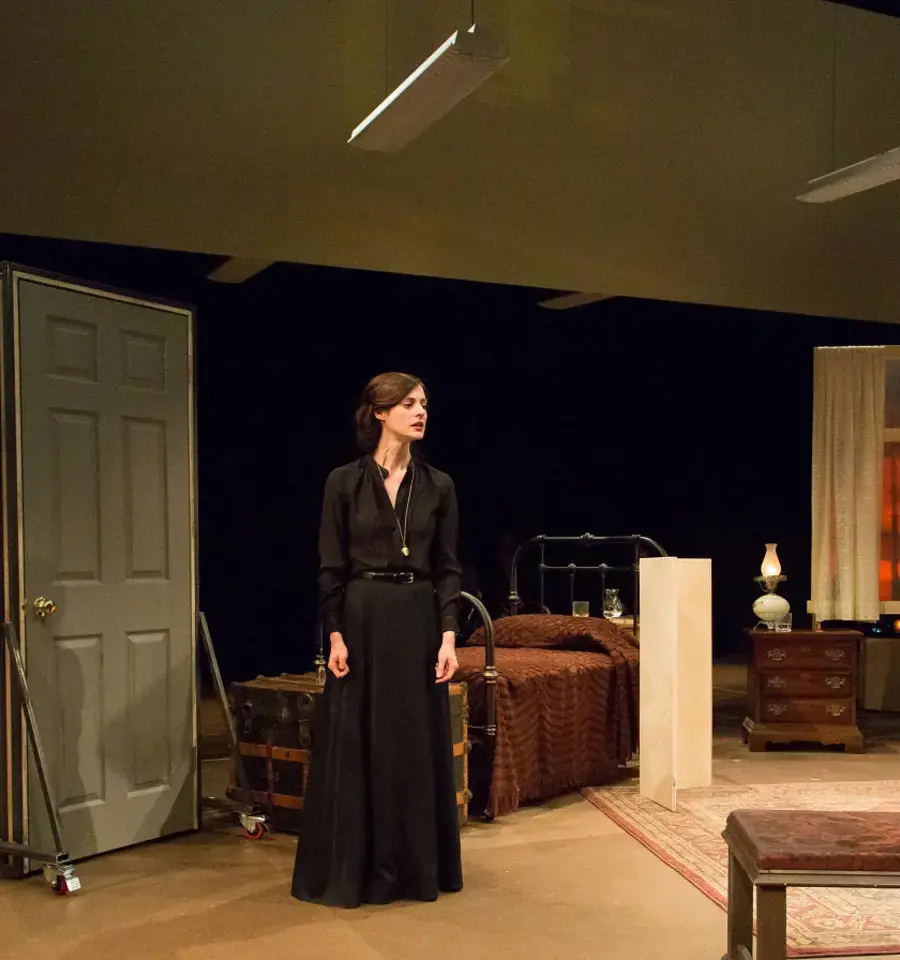 Sarah Sanford, Katherine Powell, and Mary Tuomanen, in Three Sisters at the Arden Theatre Company. Photo by Mark Garvin.