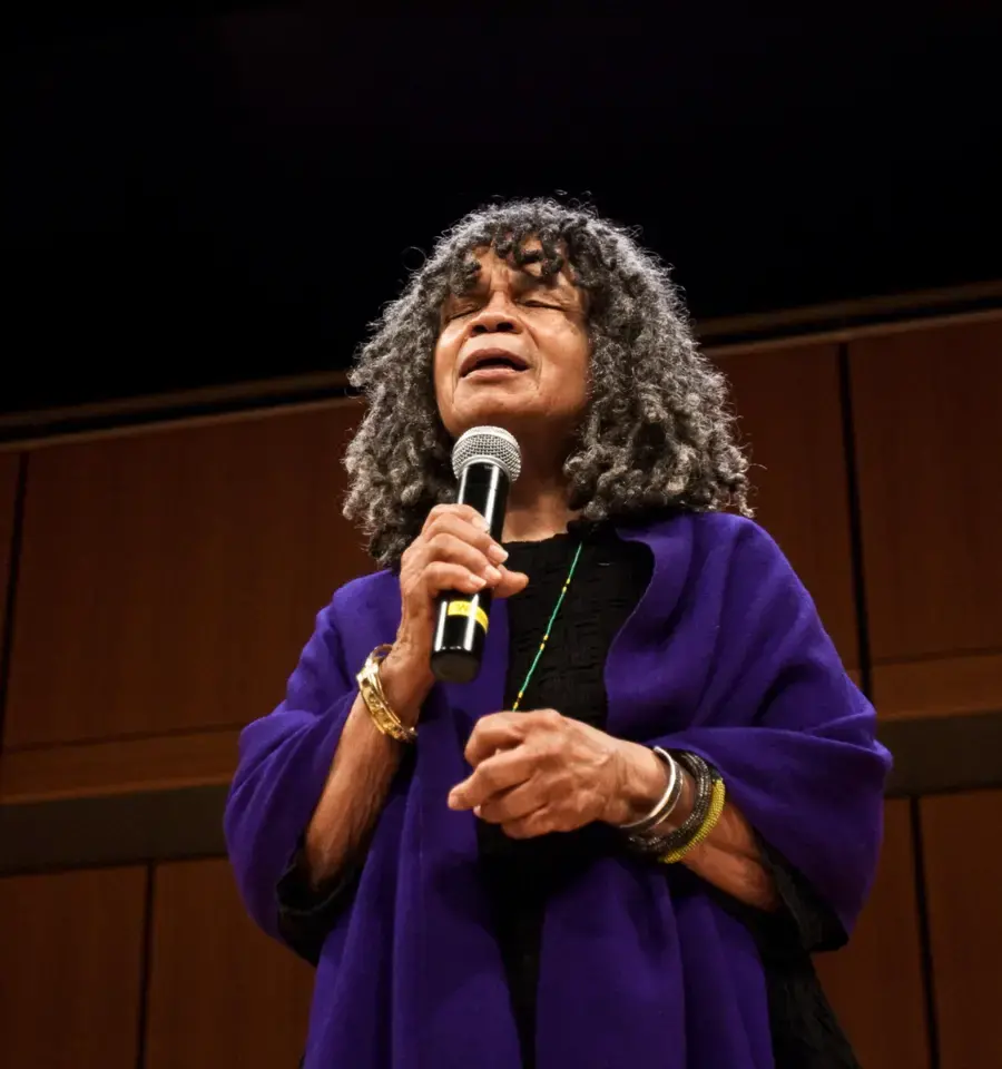 Pew Fellow Sonia Sanchez. Photo by Erika Vonie.