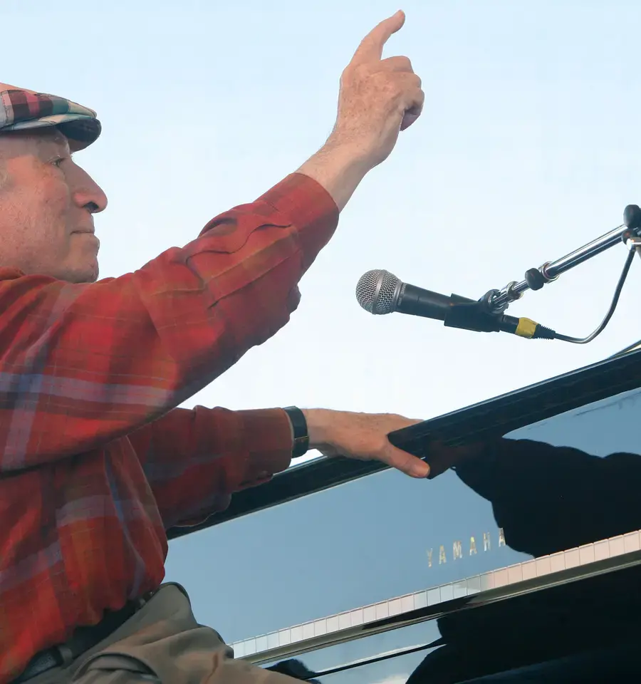 George Wein at the 2010 Newport Jazz Festival. Photo by Ayano Hisa.
