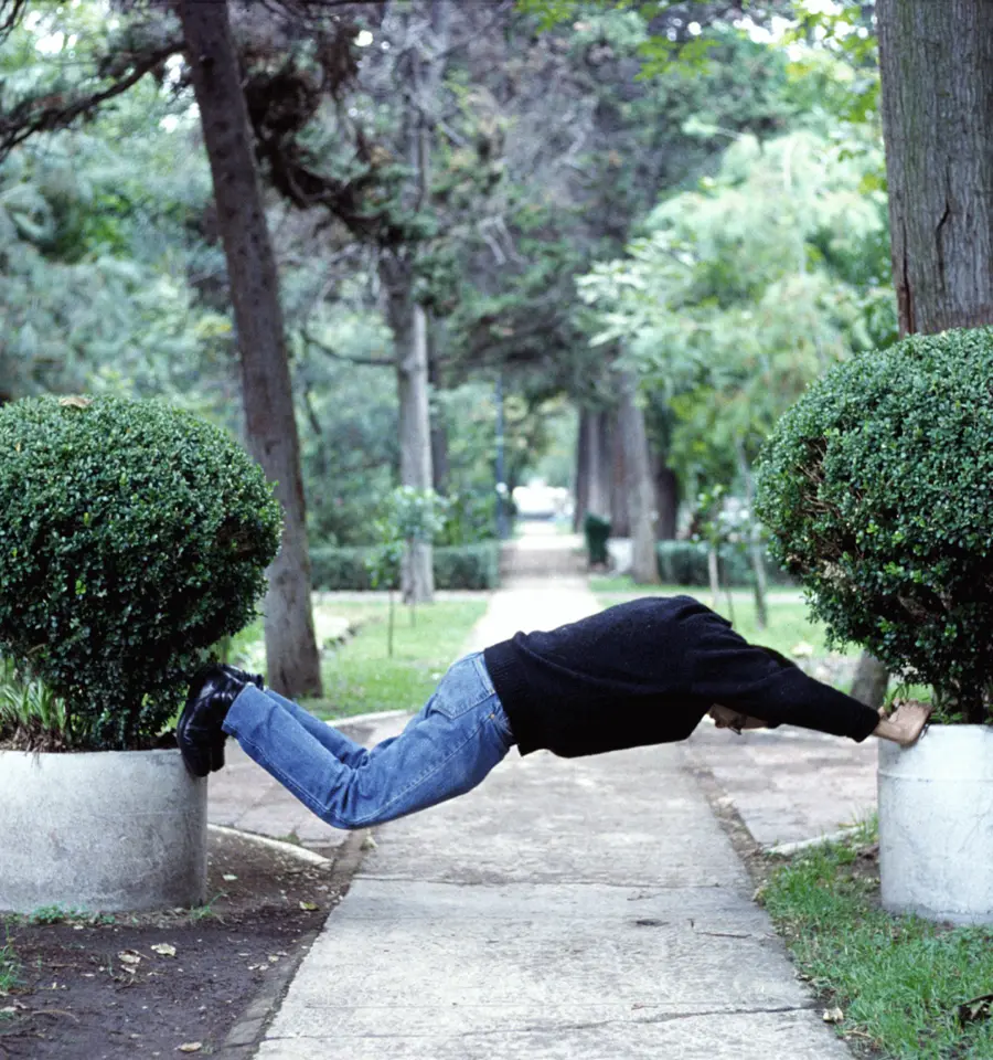 Luis Felipe Ortega, &ldquo;Los Cuerpos Dóciles (macetones),&rdquo; from the series &ldquo;The docile bodies,&rdquo; 1995-97, chromogenic photograph. Courtesy of The Galleries at Moore.&nbsp;