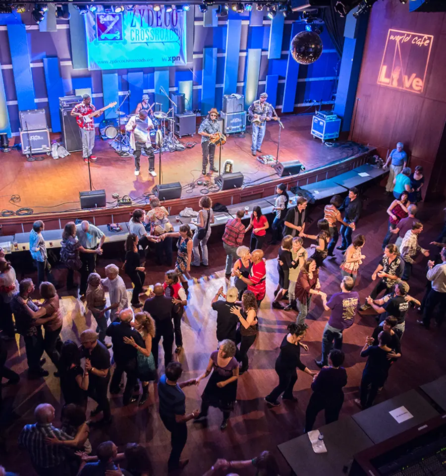 WXPN&rsquo;s Zydeco Crossroads. Photo by Matthew Shaver, courtesy of WXPN.