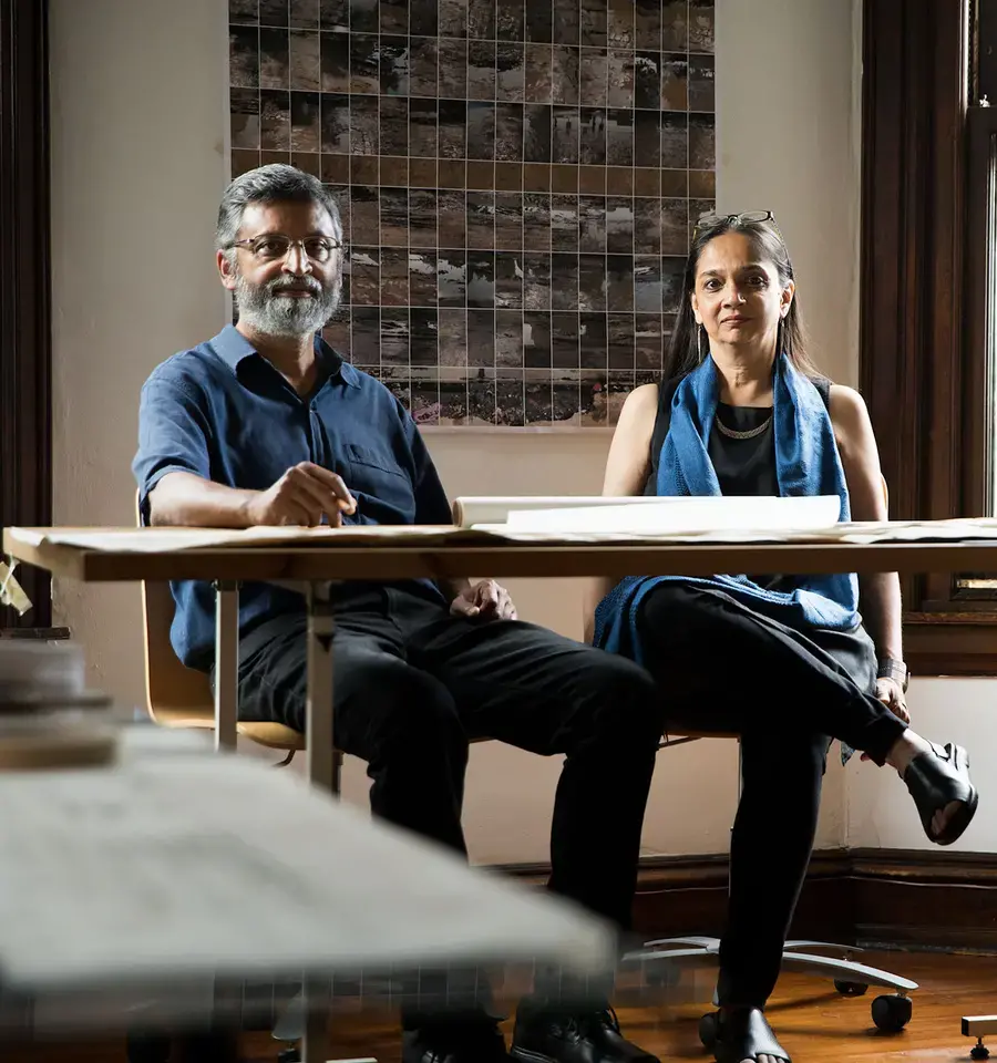 Anuradha Mathur and Dilip da Cunha, 2017 Pew Fellows. Photo by Ryan Collerd.