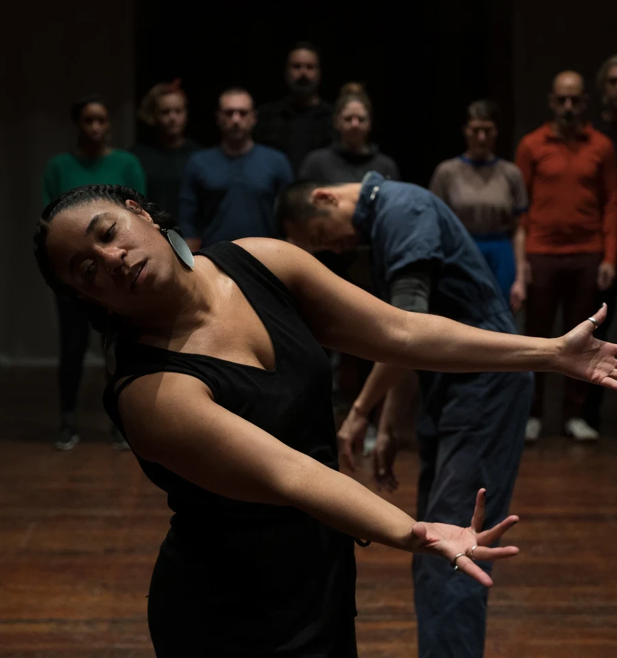 Pew Fellow Shavon Norris in Team Sunshine's The Sincerity Project #4, 2021. Norris served as a guest director for the fourth iteration of the project. Photo by Johanna Austin.&nbsp;