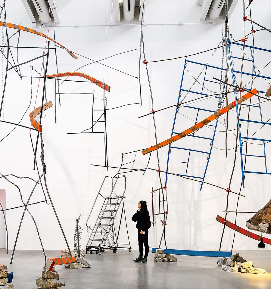Michelle Lopez, Ballast &amp; Barricades solo exhibition, 2019-20. Photo by Constance Mensh, courtesy of the artist.&nbsp;