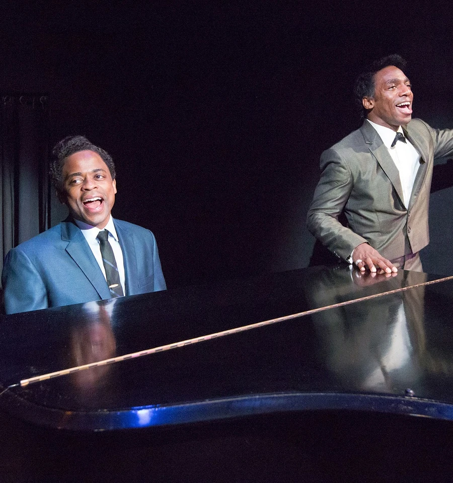 Dulé Hill and Daniel Watts in Lights Out: Nat “King” Cole, presented by People’s Light. Photo by Mark Garvin.