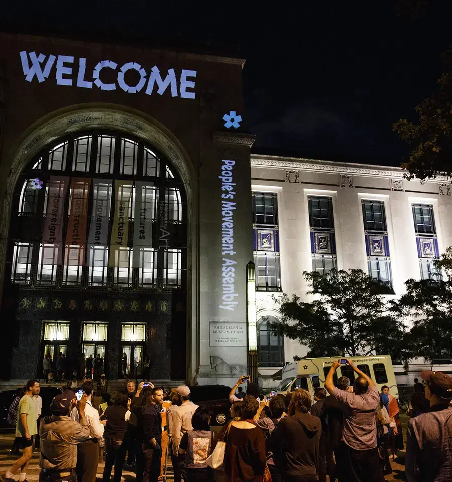 Philadelphia Assembled, 2017, exterior view. Photo by Joseph Hu, courtesy of the Philadelphia Museum of Art.